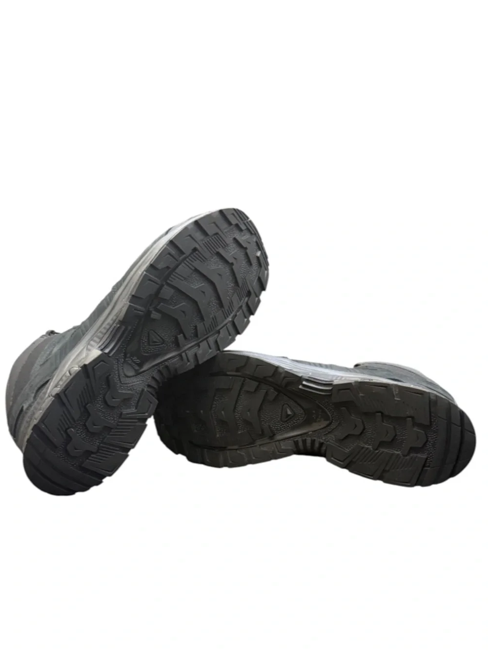 SALOMON - BLACK SUEDE LEATHER XA FORCES MID GTX EN TACTICAL BOOTS
